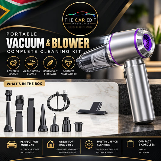 The Detail Vac Pro portable vacuum and blower with complete accessory kit